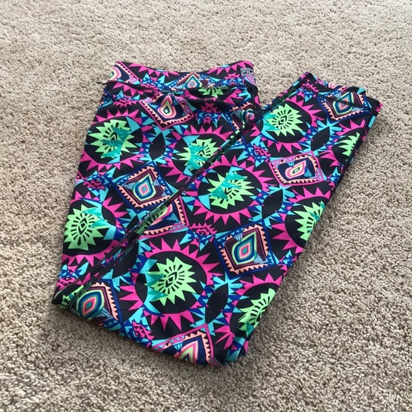FILA size L pink multi running leggings - Picture 7 of 7